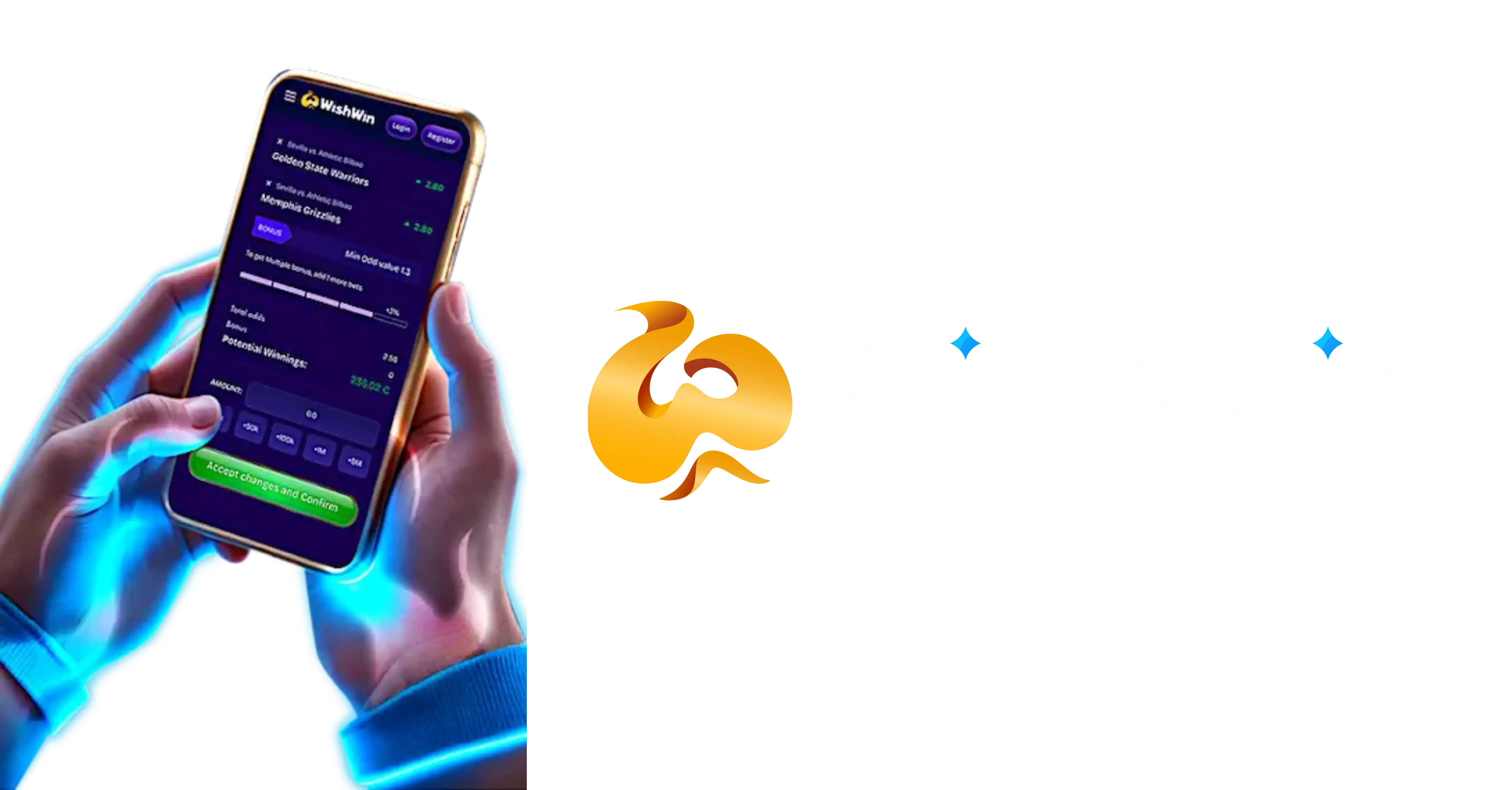 Capture d'écran de l'app WishWin Casino